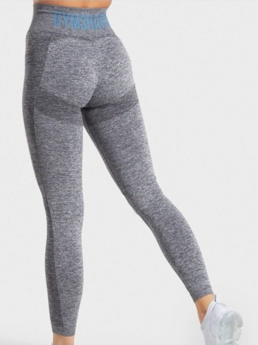 Gymshark Flex High Waisted Seamless Leggings Charcoal Marl XS